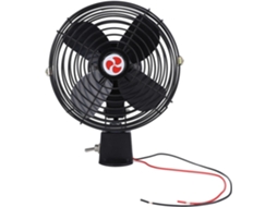 Ventilador De Metal 12v Para Carro Com 2 Velocidades Autocaravana, Camião E Barco Funcionamento Silencioso, Baixo