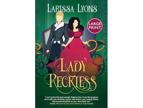 Livro Lady Reckless Large Print Edition de Larissa Lyons (Inglês)
