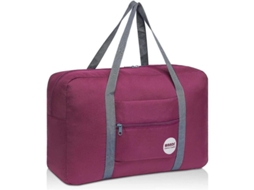 Bolso de Mano Easyjet S/MARCA, resistente à água, 25L, para viagens, vinho tinto