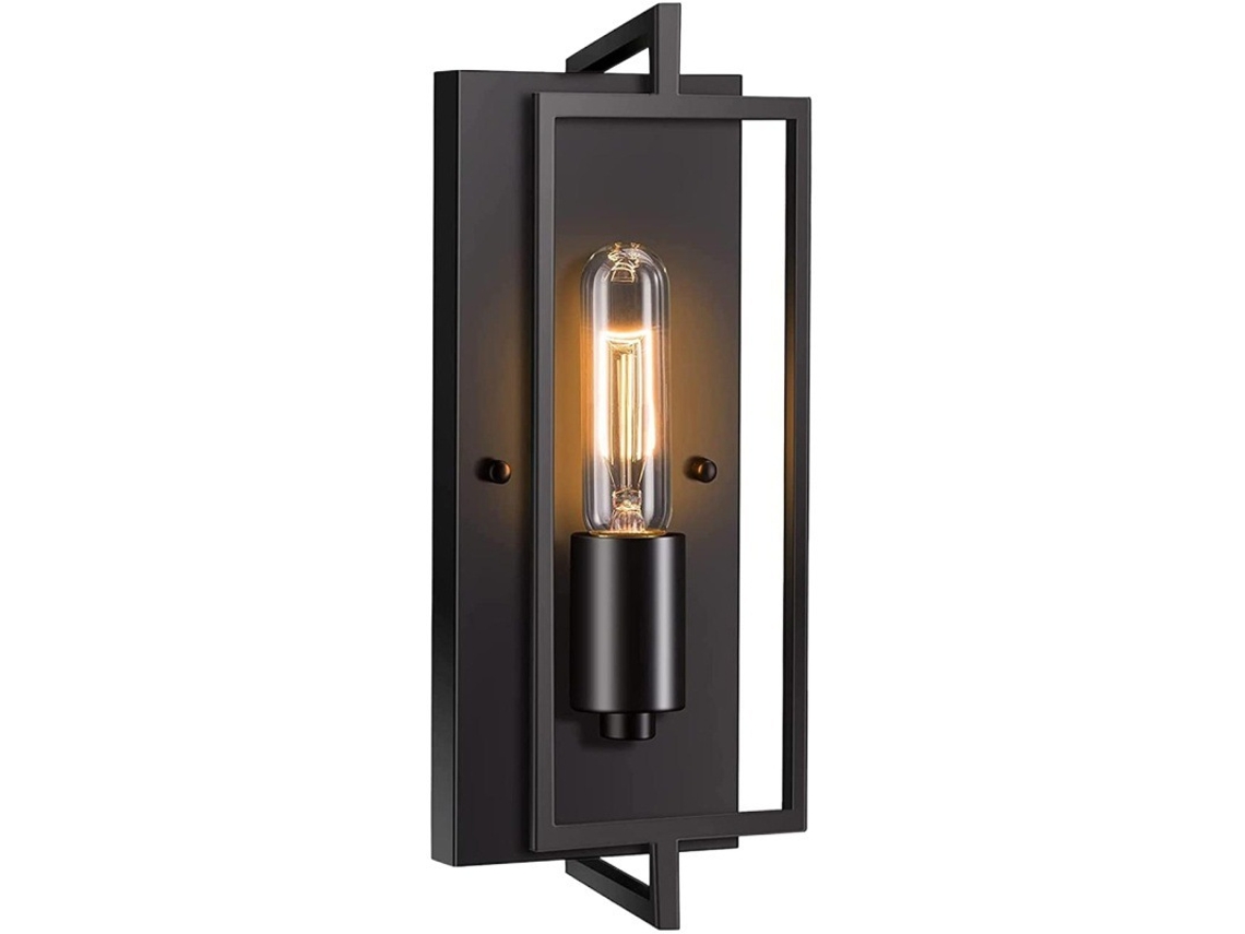 Luminária de parede industrial vintage com soquete E26 Fosca BRILVIBERA