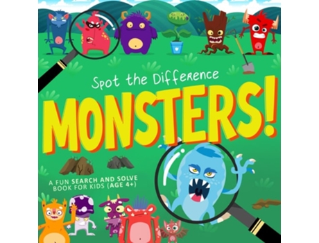 Livro Spot the Difference - Monsters! A Fun Search and Solve Book for Kids de Webber Books (Inglês)