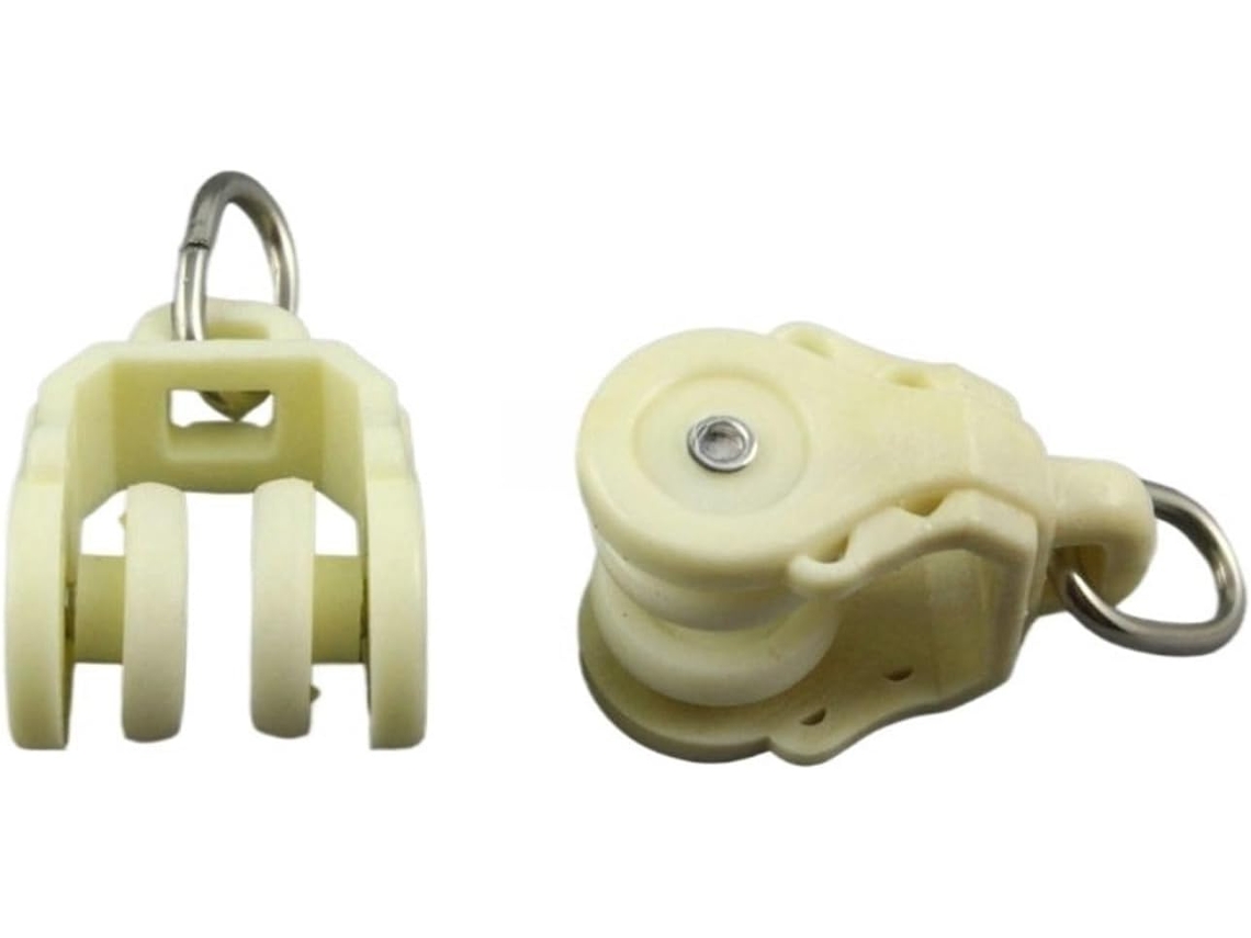 Conjunto De 60 Roletes Deslizantes Para Trilho Cortina, 18x35mm