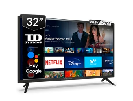 TV Smart TD SYSTEMS 32'' HD  Android 11 - TD Systems PRIME32C15GLE