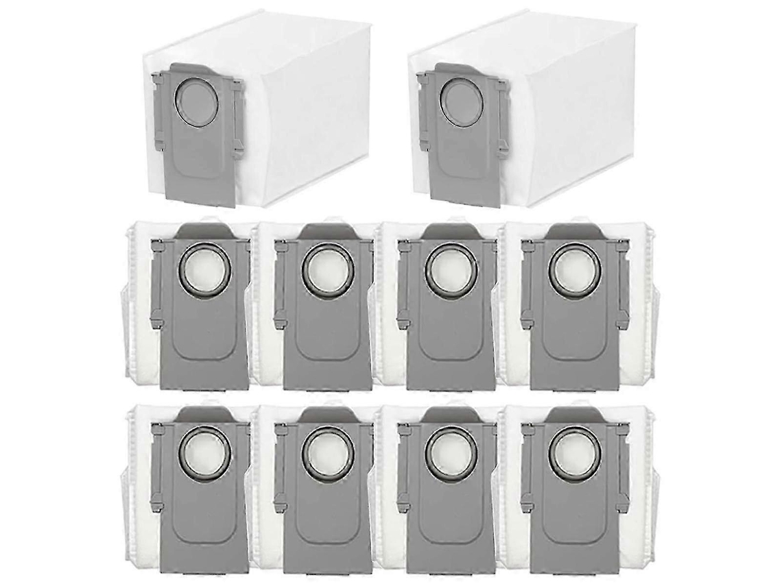 10 sacos de pó para S8 Maxv Ultra aspirador de pó, grande capacidade, peças de reposição S/MARCA
