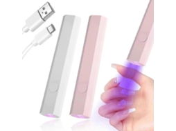 Mini Lâmpada de Unha Uv para Unhas Gel Luz Portátil Led Nail Lamp Secador Curar U Nhas Polonês GOKOCO