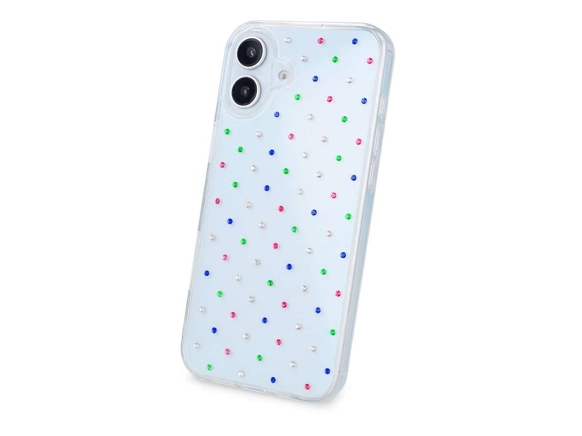 Capa Brilhantes Multicores para Iphone 16 Plus LA CASA DE LAS CARCASAS