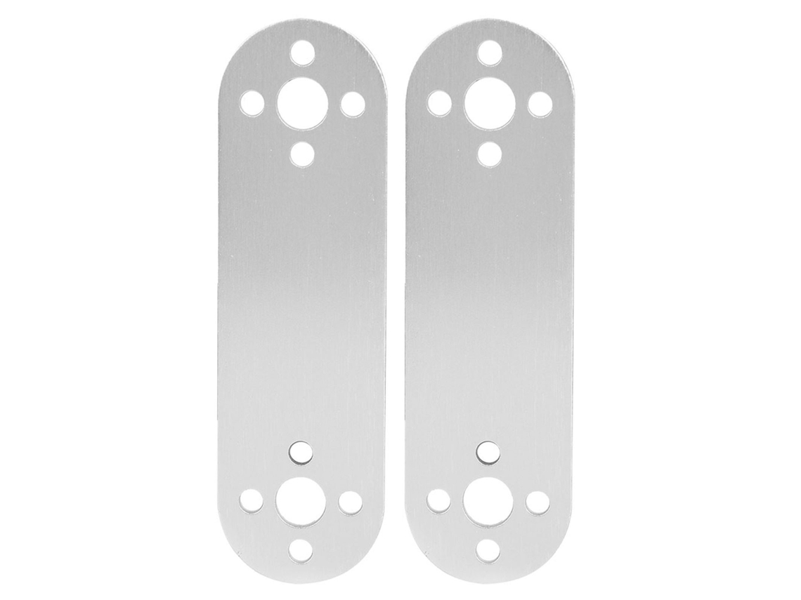 2pcs Suportes Planos Alumínio Kit de Substituição para Acessórios de Robô Tetrixrobotics Cnc Ferramenta de Metalurgia