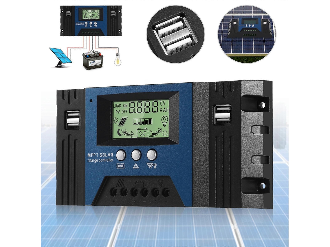 Controlador De Carga Solar, Dispositivo De Rastreamento Para Usuários Industriais Em Aplicações De Energia Solar Olysi Shop (1 Pacote)