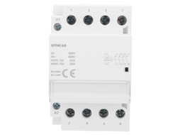 Contacto Modular Industrial 4p 4no Módulo De Controle De Circuito Bobina De Soldadura Gyhc‑63