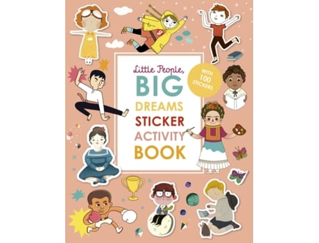 Livro little people, big dreams sticker activity book de maria isabel sanchez vegara (inglês)
