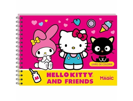 Livro Hello Kitty - Livro De Colorir De Magic Kids (português Do Brasil)