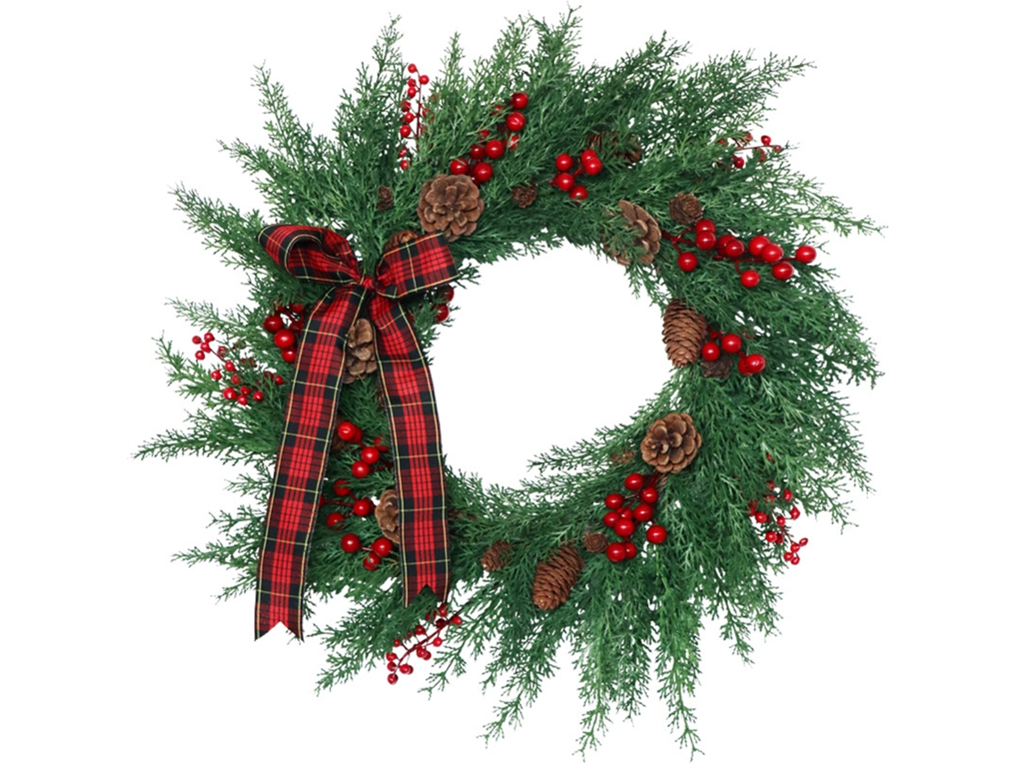 Laxiscreed Guirlanda De Natal E Halloween Com Pinha Americana E Frutas Para Portão De Jardim