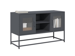 Vidaxl Móvel De Tv 100,5x39x60,5 Cm Aço Antracite