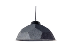 Candeeiro Suspenso Ovo Em Cartão Reciclado Preto, Casquilho E27, Máx. 40 W, Cabo Ajustável, Design Ecológico