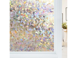 Película De Janela Privacidade, Colorido Adesivo De Janela, Película Estática 3d Para Vidro (45cm X 200cm) Spqment