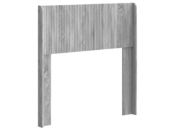 Conjunto 1 Cabeceira Vidaxl Cinzento Derivados De Madeira (75 Cm)