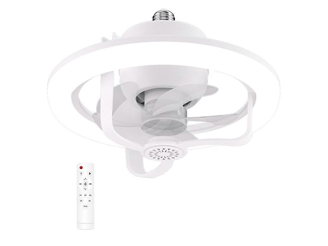 Controle Remoto Para 360 ° Rotating Ceiling Ventoinha Luz E27 Intelligent Com Led Living R
