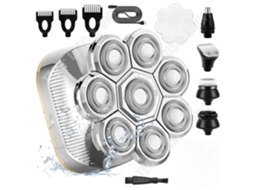Barbeador Elétrico À Prova Dágua Td® 8d Barbeador Elétrico Multifuncional Cosmético Navalha Conjunto De Barbear Para Nariz Cabelo Innovtec