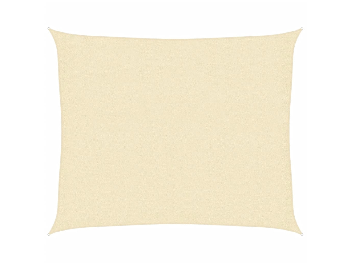 Toldo vela VIDAXL Cream (2,5x3 m)