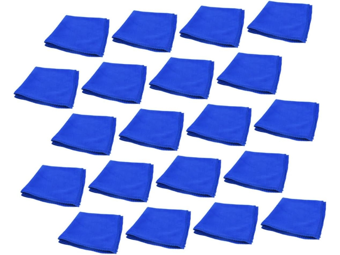 Conjunto De 50 Panos De Microfibra Para Carro, Sem Fiapos, Ultra-absorventes, Para Secagem E Polimento.