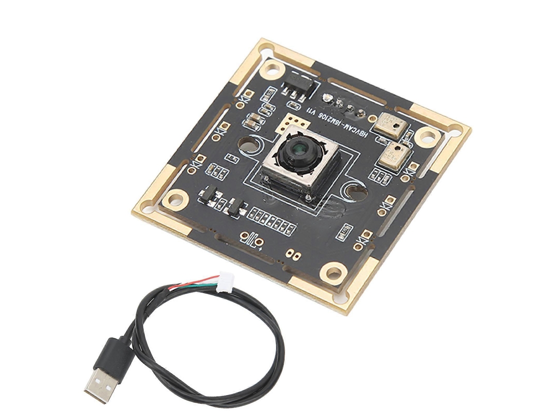 Módulo De Câmera De 16mp Com Foco Automático Usb, Sem Distorção E Com Microfone Duplo De Silício Digital.