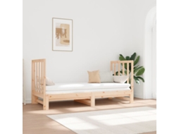 2x (90x190) cm estructura de sofá cama extraíble en pino macizo