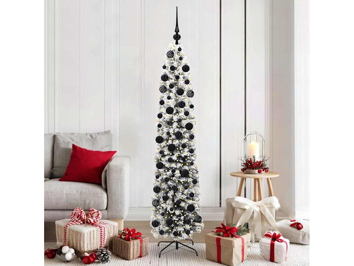 Vidaxl Árvore De Natal Artificial Verde 180 Cm Pvc E Aço E Plástico