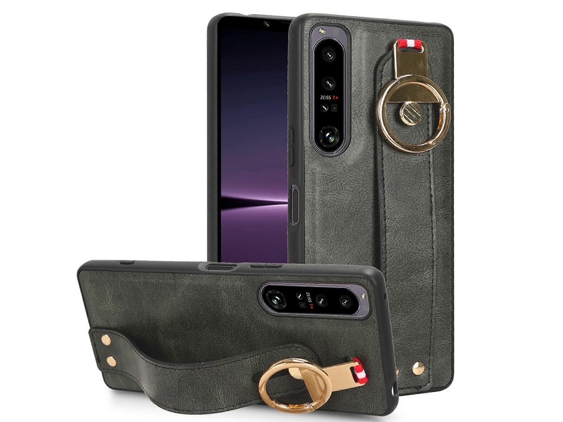 Capa De Celular Com Pulseira De Couro