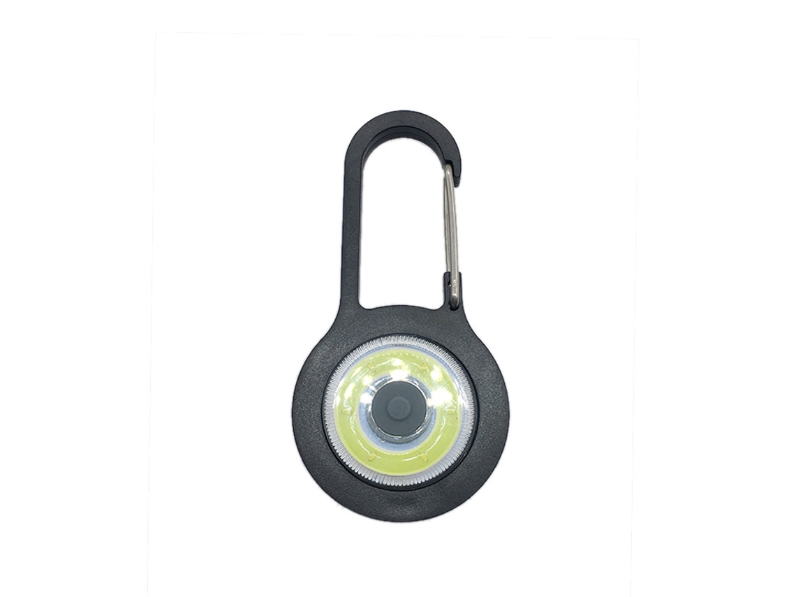 Luz Carabiner Mochila Escolar Preta