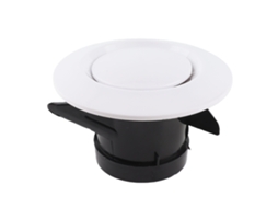 Laxiscreed Duto De Exaustão Em Abs Para Ventiladores De 75mm De Diâmetro