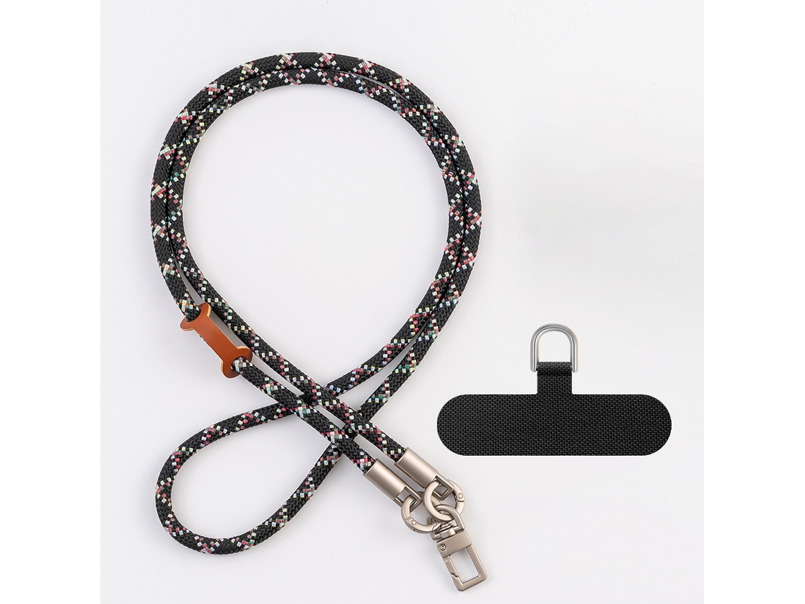 Qu-correia Universal Para Celular, Cordão Para Uso Externo, Design De Corda Diagonal Para Evitar Perdas, Poliéster