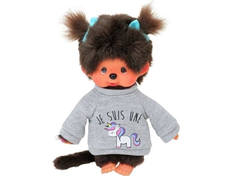 Peluche  Monchhichi Licorne (20cm)
