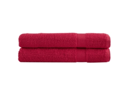 Vidaxl Toalhas De Sauna Premium Solund 2pcs 80x200cm 600 Gsm Vermelho