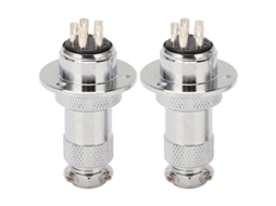 2 Pçs Conector De Plugue Aéreo De 5 Pinos Para Máquina Cnc Computador Ac Dc Fácil Operação