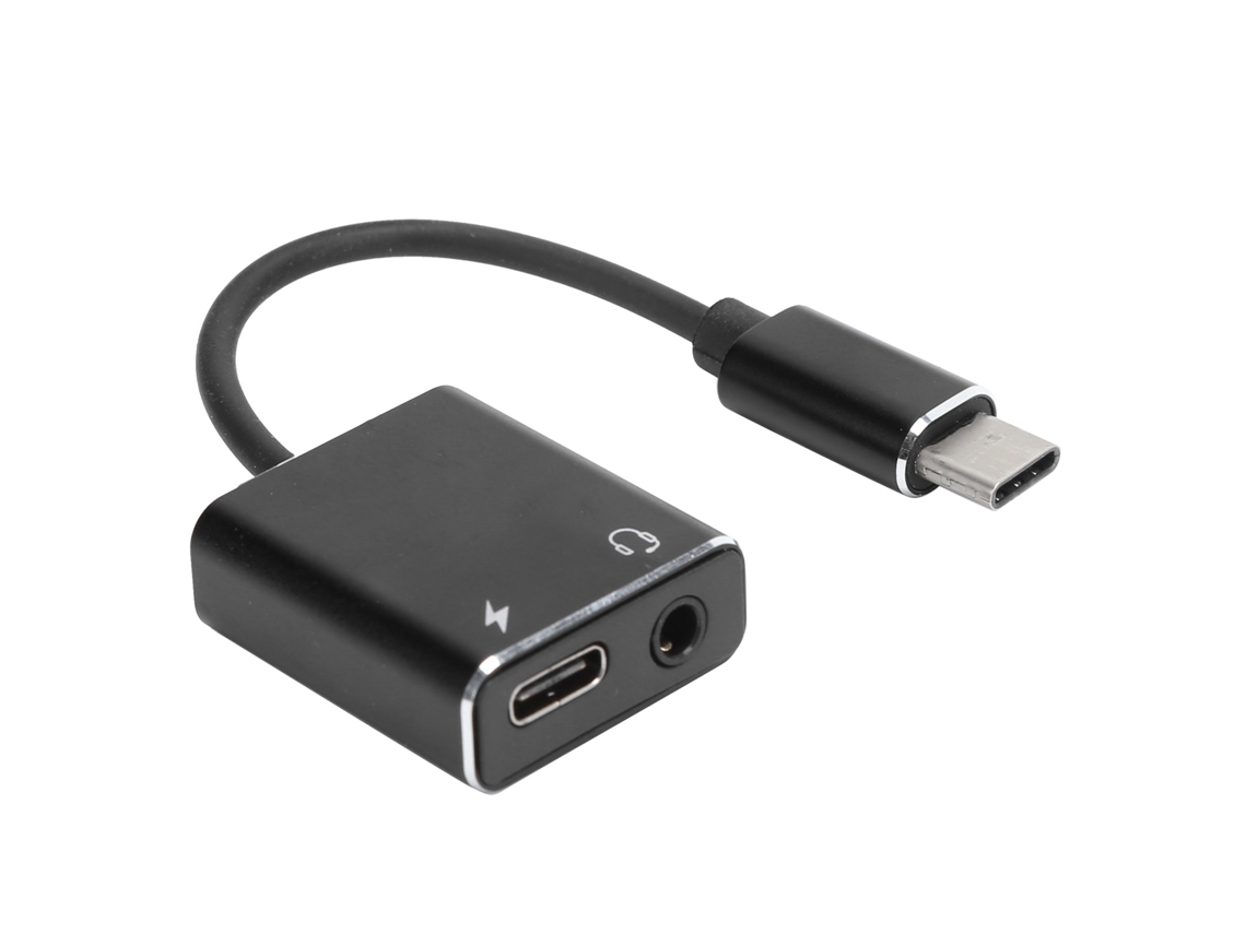 Aetheria cabo de Carregamento e Áudio Type c 2 em 1 Adaptador para Fones de Ouvido 3.5mm com Carregamento Rápido 2a/3a