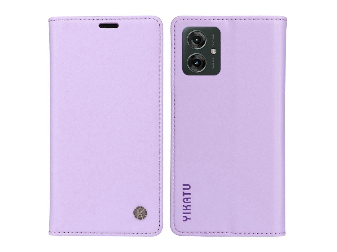 Capa Compatível Com Motorola Moto G55 5g De Couro Com Suporte Fecho Magnético Forte, Multicolorida