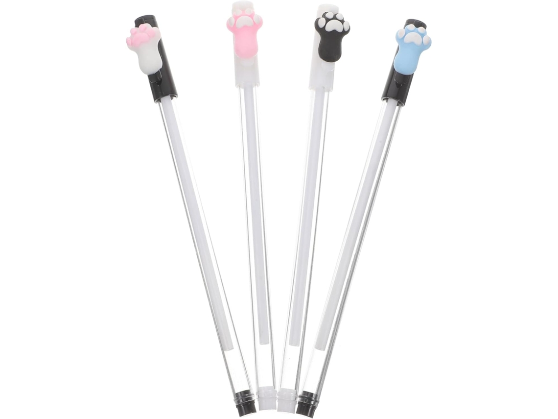 Conjunto De 12 Canetas Em Gel Com Ponta Esferográfica E Desenhos