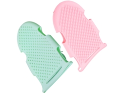 Escovas De Banho Silicone, Acessórios Versáteis, Conjunto De 2 Para Esfoliação Corporal Confortável No Banho E Massagem