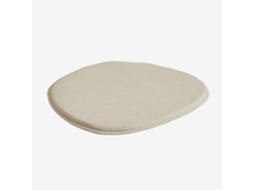 Sklum Almofada 42x39 Cm Para Cadeira Em Tecido Zariel Poliéster  Tecido Creme Bege