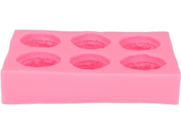 Forma de silicone reutilizável e resistente ao calor para boliche.