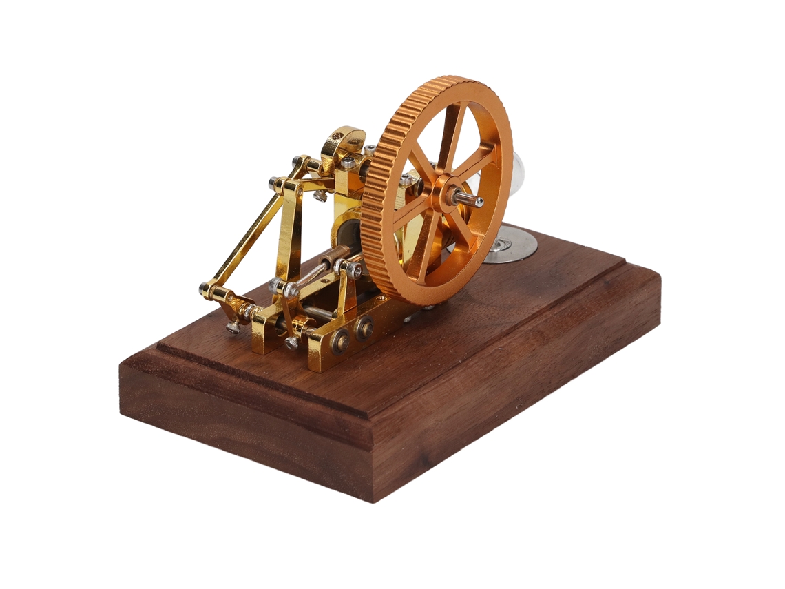 Motor de Stirling Ajustável com Garrafa de Álcool