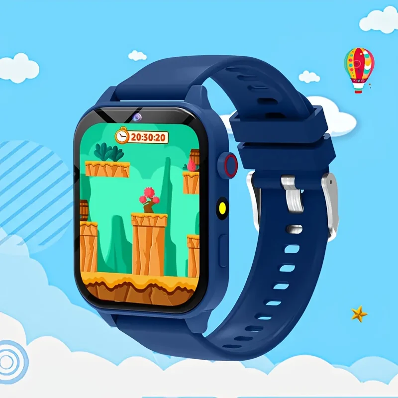 (azul) Smartwatch Infantil Com Câmera, Adequado Para Meninos E Meninas