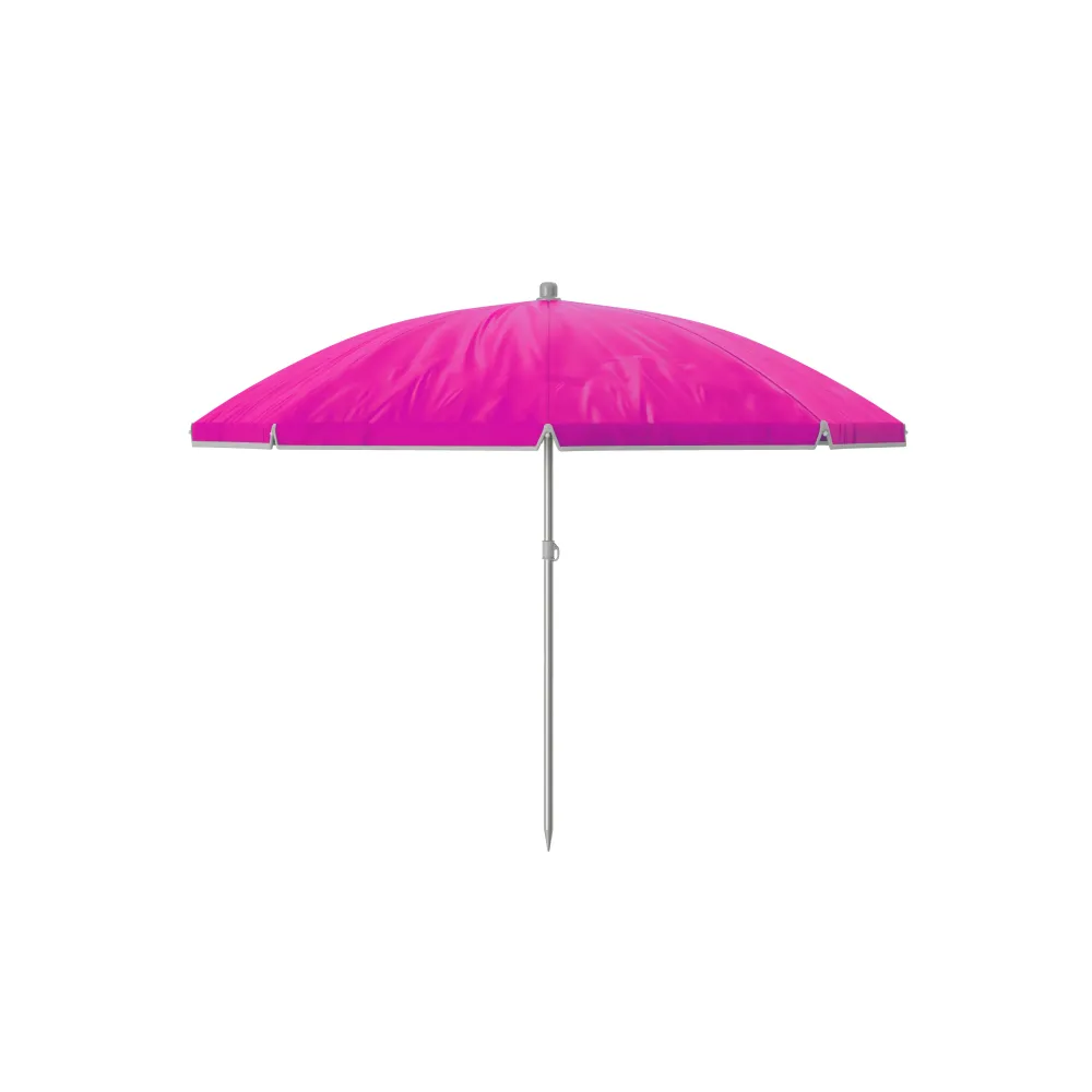 Sombrinha De Praia Marbueno 240 Cm Rosa Com Capa Marbueno Summer