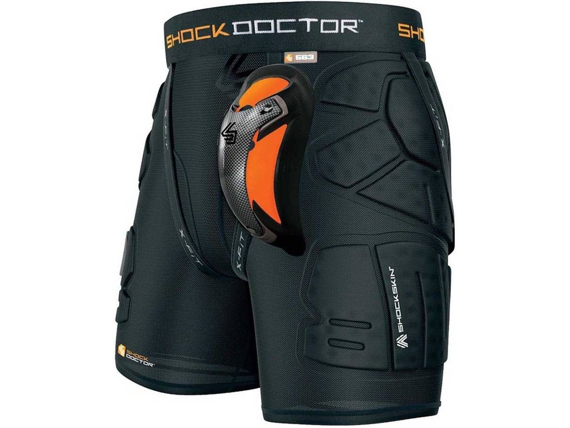 Proteção corporal SHOCK DOCTOR Ultra Pro Shockskin Relaxed Fit Impact Preto (M)