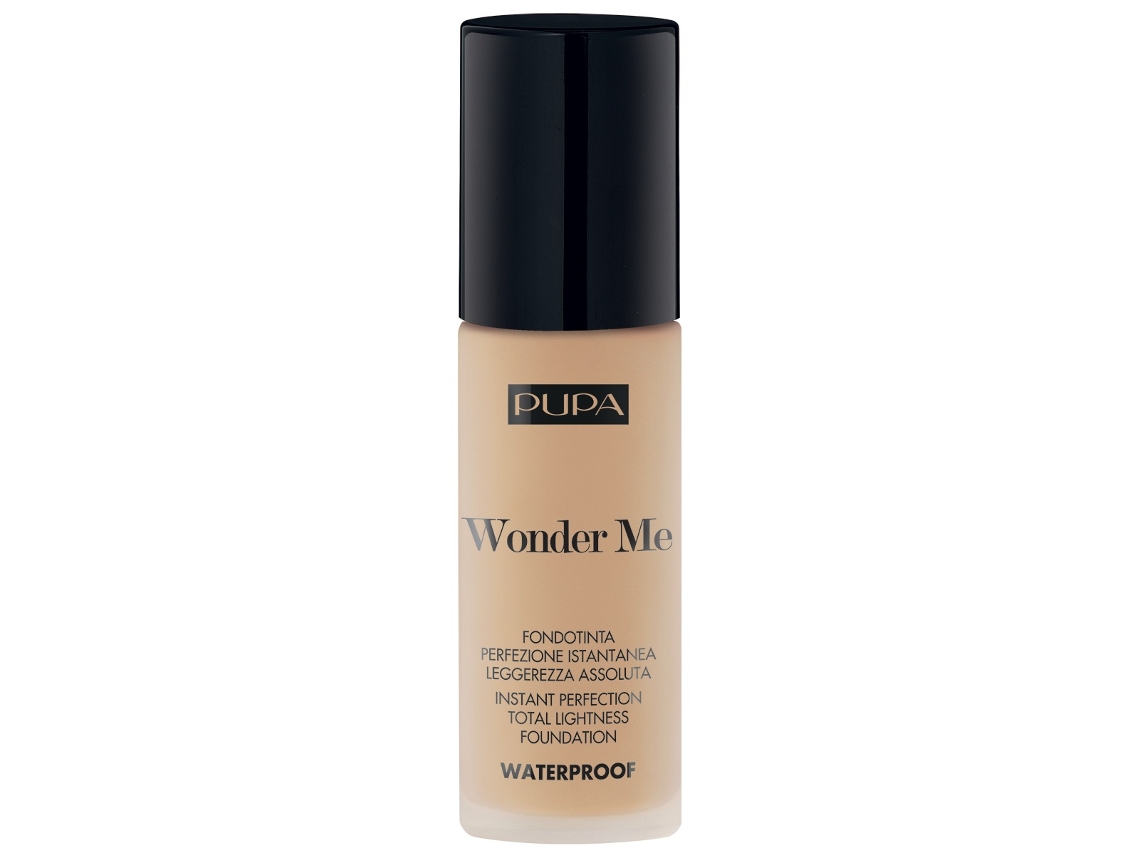 Base Líquida Pupa Milano Wonder Me Tom 035 Areia Média, 30 Ml