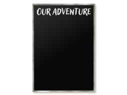 Magnetic Wall Board Our Adventure For The Office Espelharte (70x100 Cm)
