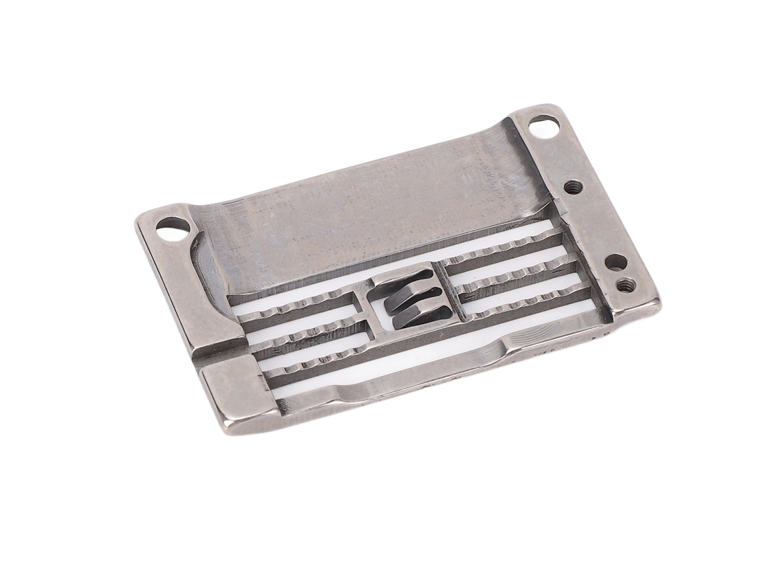 Placa de agulha em aço inoxidável VG56311 para máquina de costura plana VG888, 3 pontos, 5 linhas (substituição)
