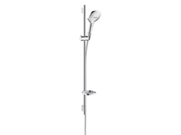 Conjunto de Duche HANSGROHE Raindance Select e 120 3Jet com Calha de Duche de 90 Cm e Saboneteira 26621 Cor: Crómio