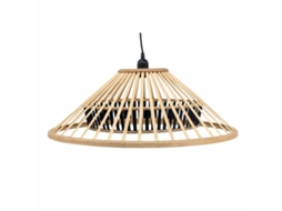 Candeeiro de Teto DKD HOME DECOR Castanho Bambu 50 W 60 X 60 X 21 Cm