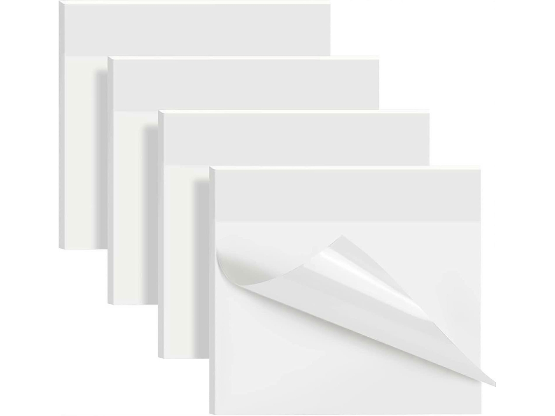 Conjunto De Notas Autoadesivas Wruas C, Notas Adesivas Transparentes, 200 Folhas, Adesivo Transparente Para Presente Aquaforge
